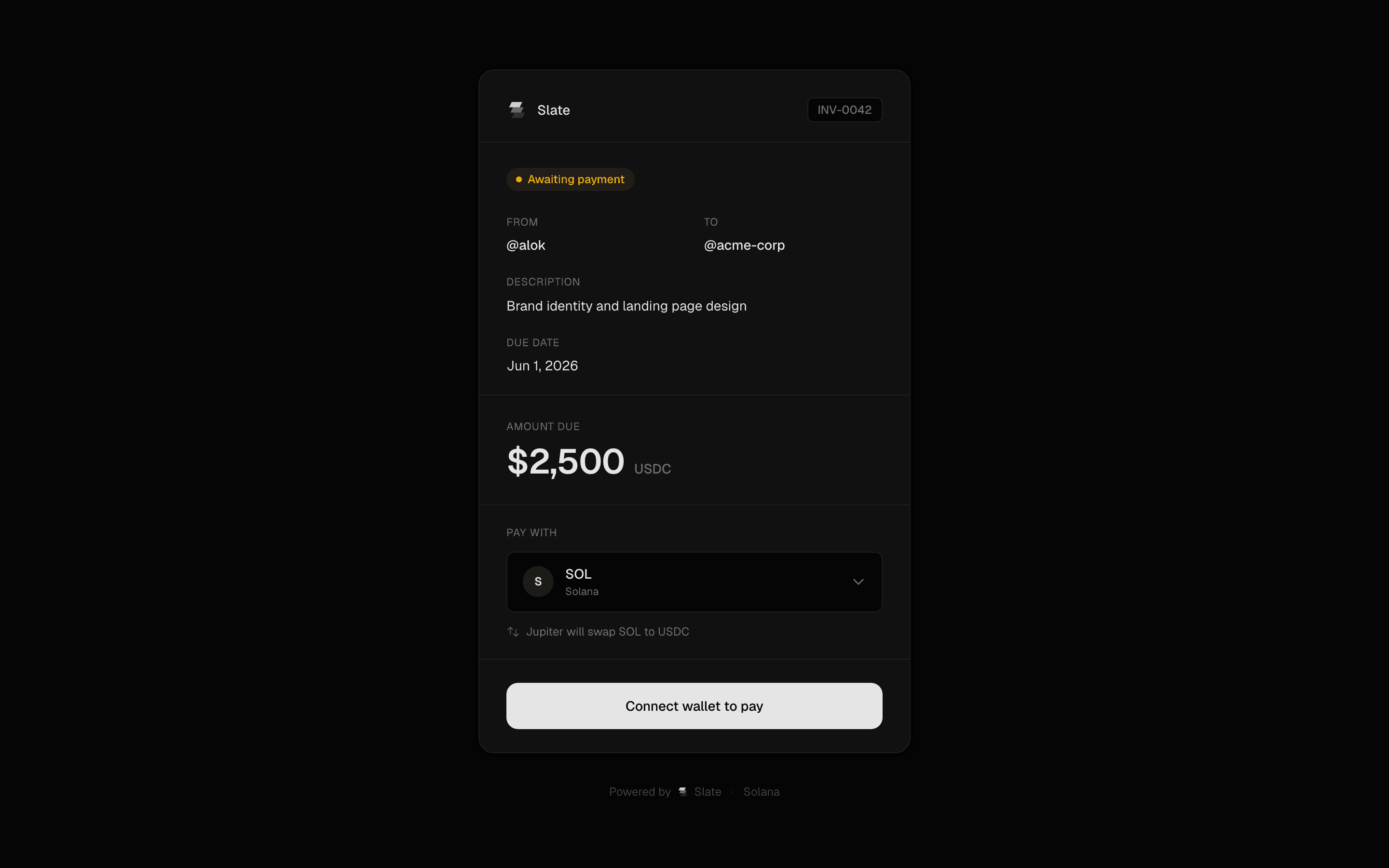 Payment link preview